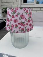 Lampenkapje gebloemd, Ophalen of Verzenden, Gebruikt, Rechthoekig