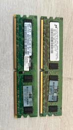 2x 2gB DDR2 6400E geheugen., Ophalen of Verzenden, Zo goed als nieuw, DDR2, Desktop