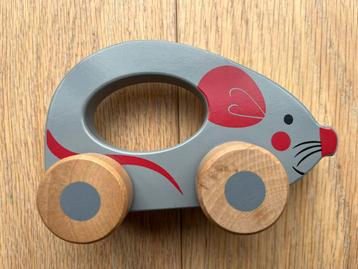 Houten muis met wielen Joueco goede staat! beschikbaar voor biedingen