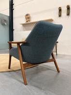 Nieuw Harvink Blazoen fauteuil Panama stof Design stoel Hout, Harvink, Nieuw, Ophalen of Verzenden, Stof