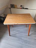 Uitschuifbare vintage tafel, Ophalen, Gebruikt, 50 tot 100 cm, Vintage