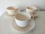 3 thee kop en schotels Wedgwood Traditional Plain puntgaaf, Ophalen of Verzenden, Zo goed als nieuw, Overige stijlen, Kop(pen) en/of Schotel(s)
