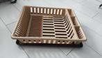 Vintage afdruiprek Curver beige bruin, Huis en Inrichting, Keuken | Keukenbenodigdheden, Gebruikt, Ophalen of Verzenden