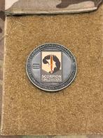 KCT coin rode dolk Scorpion 1(NLD)SOLTG commando’s, Verzenden, Landmacht, Nederland, Embleem of Badge