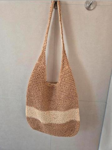 Stijlvolle Schoudertas - Beige/Bruin beschikbaar voor biedingen