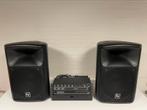 Electrovoice ZX4 geluidsset, incl versterker, mixer etc, Front, Rear of Stereo speakers, Gebruikt, JBL, 120 watt of meer