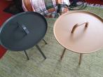 Montis Tor bijzettafels, Huis en Inrichting, Minder dan 55 cm, Metaal of Aluminium, Rond, Zo goed als nieuw