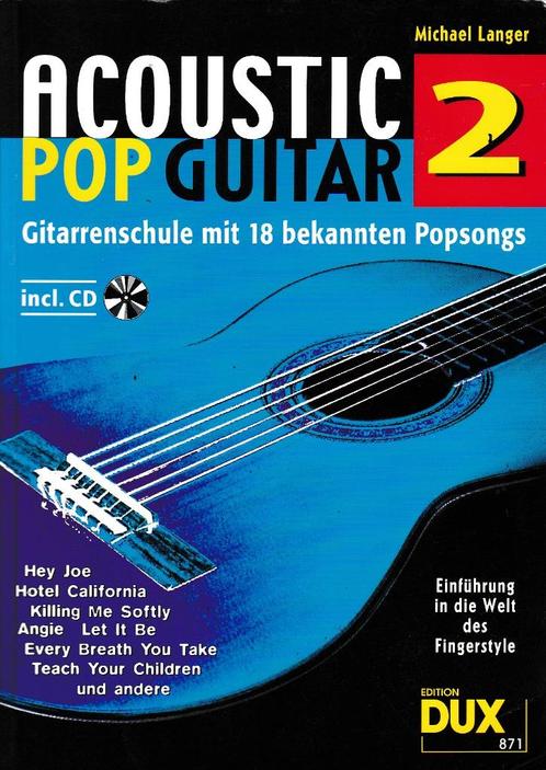 Acoustic Pop Guitar Met CD ( 6828 ), Muziek en Instrumenten, Bladmuziek, Gebruikt, Artiest of Componist, Gitaar, Verzenden