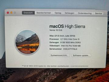 iMac (21.5-inch, Late 2013) voor hobbyist beschikbaar voor biedingen