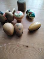 Antiek Naaigerei - oude maasbollen/stopbollen 11 stuks, Antiek en Kunst, Ophalen of Verzenden