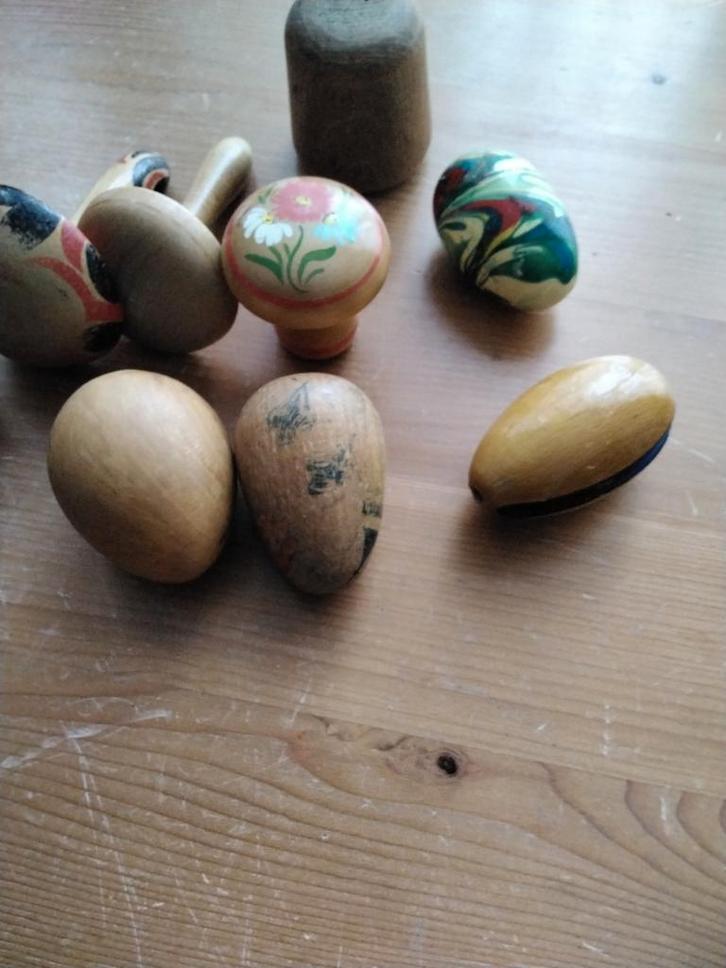 Antiek Naaigerei - oude maasbollen/stopbollen 11 stuks, Antiek en Kunst, Curiosa en Brocante, Ophalen of Verzenden