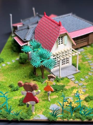 Totoro Miniatuur Huis van Satsuki en Mei 1/150  beschikbaar voor biedingen