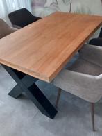 Teak houten eettafel, Huis en Inrichting, Tafels | Eettafels, Gebruikt, Teakhout, 150 tot 200 cm, Rechthoekig