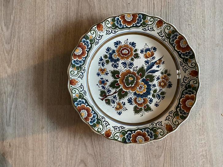 Delfts Blauw Bord - Handbeschilderd, Antiek en Kunst, Antiek | Wandborden en Tegels, Ophalen of Verzenden