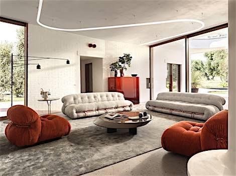 Gezocht: Soriana bank of fauteuil (Afra & Tobia), Huis en Inrichting, Fauteuils, Zo goed als nieuw, 75 tot 100 cm, Ophalen