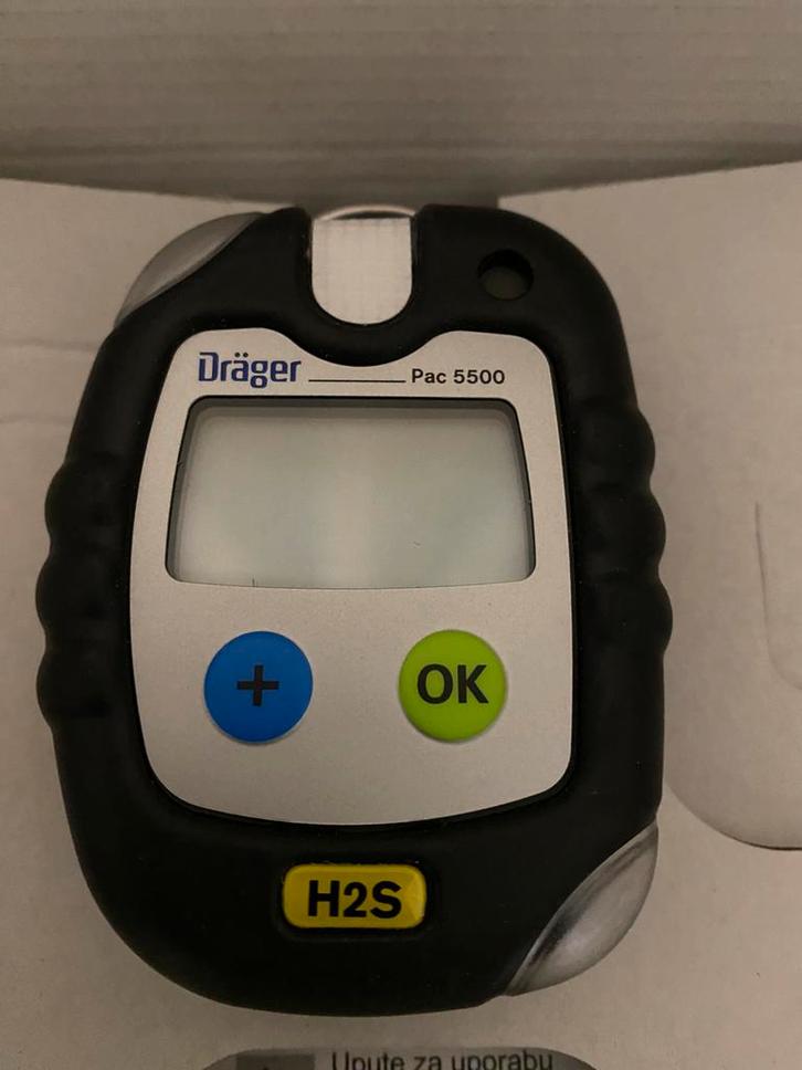 Dräger Pac 5500 H2S Gasdetector, Doe-het-zelf en Verbouw, Meetapparatuur, Nieuw, Overige meters, Ophalen of Verzenden