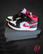 Air Jordan 1 Mid 43, Zwart, Ophalen of Verzenden, Sneakers of Gympen, Gedragen