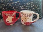 2 leuke kerst mokken, Diversen, Kerst, Ophalen of Verzenden, Zo goed als nieuw