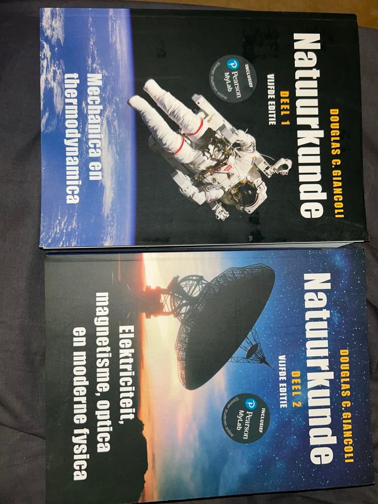 2 Natuurkunde boeken - Giancoli - Nieuwstaat, Ophalen, Beta, Nieuw, HBO