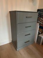 Oude eiken ladekast – robuust – 86x53x125, Huis en Inrichting, Kasten | Ladekasten, Ophalen, Eikenhout, 50 tot 100 cm, Zo goed als nieuw