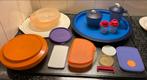 Tupperware restpartij dienblad suiker en melk peper en zout, Huis en Inrichting, Keuken | Tupperware, Ophalen of Verzenden, Gebruikt