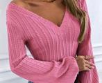 Roze topje, Kleding | Dames, Tops, Verzenden, Zo goed als nieuw, Roze, Lange mouw