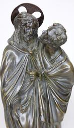 Om 1900 Bronzen Beeld Sculptuur "De Judaskus" Napels Italië, Antiek en Kunst, Ophalen of Verzenden, Brons