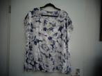 First Avenue top, wit blauw grijs. Maat 46., Wit, Maat 46/48 (XL) of groter, Ophalen of Verzenden, Zo goed als nieuw
