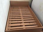 Te koop logeerbed, Huis en Inrichting, Ophalen, Gebruikt, Eenpersoons, Beige