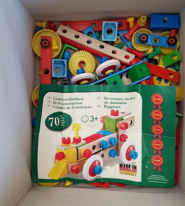 Constructie blokken., Kinderen en Baby's, Speelgoed | Educatief en Creatief, Gebruikt, Knutselen, Bouwen, Ontdekken, Ophalen of Verzenden