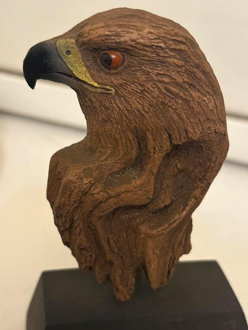 prachtig sculptuur van een adelaar van Rick Cain limited edt, Antiek en Kunst, Kunst | Beelden en Houtsnijwerken, Ophalen of Verzenden