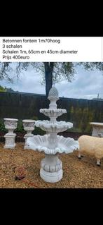 Betonnen Fontein - Prachtig Design!, Ophalen of Verzenden, Gebruikt, Beton, Fontein