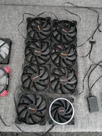 16 Fan's met led, Computers en Software, Computerkoelers, Ophalen of Verzenden, Zo goed als nieuw, Luchtkoeling