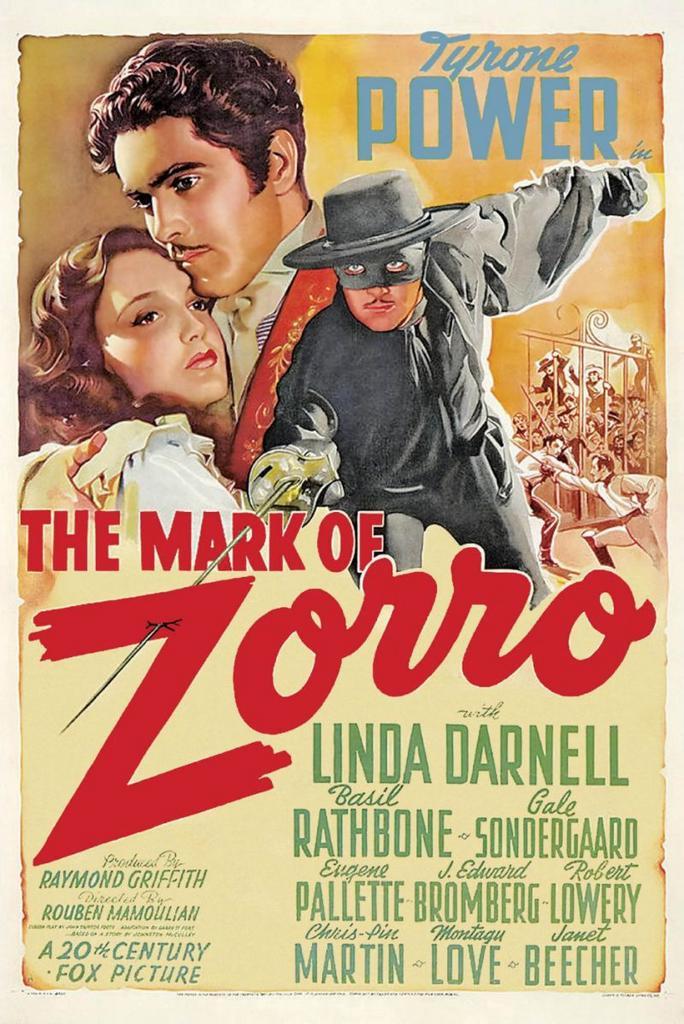 3). The Mark of Zorro, metno.a. Tyrone Power, Linda Darnell., Cd's en Dvd's, Dvd's | Klassiekers, Zo goed als nieuw, Actie en Avontuur