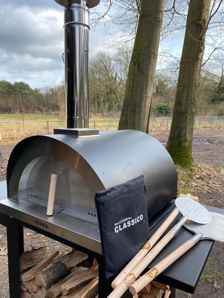 BEEK Classico 70 houtgestookte pizza oven, 2 tegelijk, TOP!!, Tuin en Terras, Pizzaovens, Nieuw, Ophalen of Verzenden