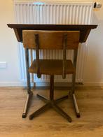 Antieke schooltafel, Antiek en Kunst, Ophalen