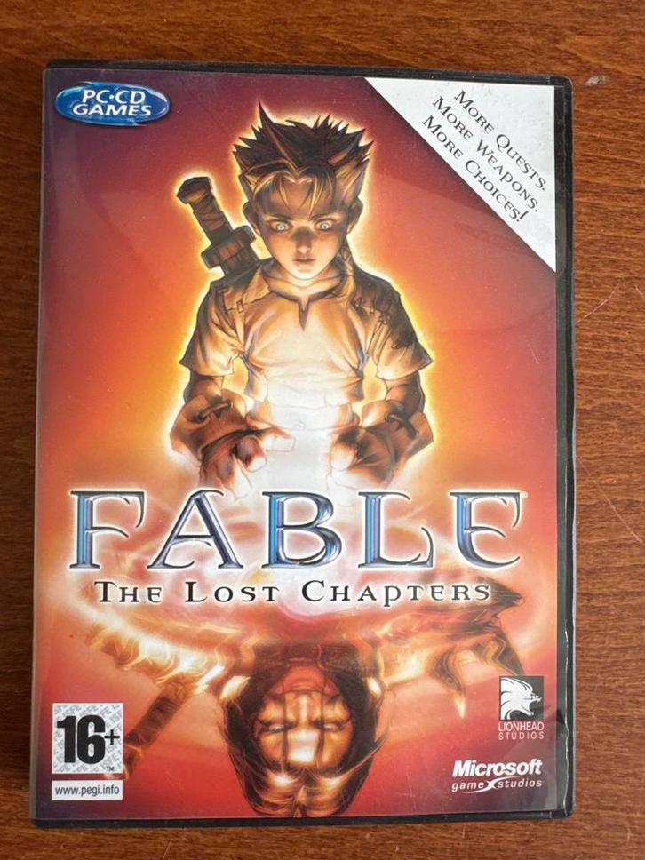 Fable: The Lost Chapters - PC Game, Spelcomputers en Games, Games | Pc, Gebruikt, Role Playing Game (Rpg), 1 speler, Vanaf 16 jaar