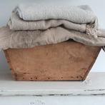 Vintage houten opbergmand/opbergbak, Huis en Inrichting, Woonaccessoires | Schalen en Manden, Ophalen, Gebruikt, Mand, Rechthoekig