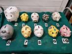 spaarvarkens 10 x keramiek, Ophalen of Verzenden, 'T Olde Gre-j, Info@toldegrej.nl, Endepoelstraat 20f Didam