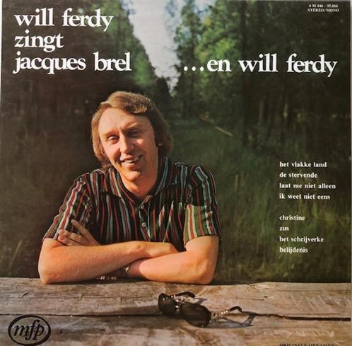 WILL FERDY LP: ZINGT BREL EN FERDY, Cd's en Dvd's, Vinyl | Nederlandstalig, Gebruikt, Levenslied of Smartlap, Ophalen of Verzenden