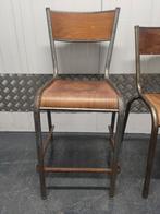Vintage 1 st. stoel kruk eetkamerstoel Franse schoolstoelen, Huis en Inrichting, Stoelen, Ophalen, Gebruikt, Twee, Overige kleuren
