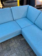 !!ACTIE!! Lichtblauwe hoekbank, gratis levering, 250 tot 300 cm, Hoekbank, Metaal, Ophalen of Verzenden
