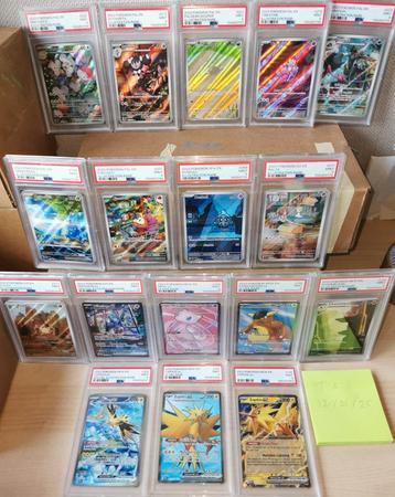 PSA 9 moderne slabs Pokemon scarlet & violet  beschikbaar voor biedingen