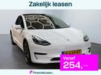 Tesla Model 3 Stnd.RWD Plus 60 kWh | Zwart leder | Parelmoer, Auto's, Tesla, Automaat, Gebruikt, 370 km, Wit