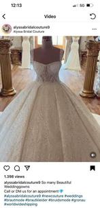 Bruid Jurk van alysaa, Ophalen of Verzenden, Gedragen, Maat 38/40 (M), Wit