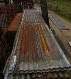 oude zinken geroeste beroeste golfplaten platen dakplaten, Ophalen
