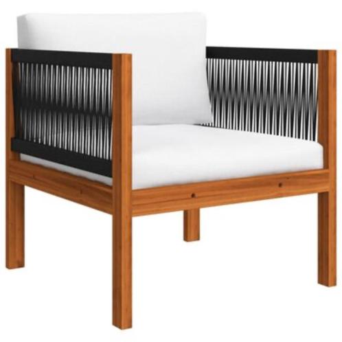 Tuinstoel met kussen acaciahout -nieuw in doos-, Tuin en Terras, Tuinstoelen, Nieuw, Hout, Ophalen of Verzenden