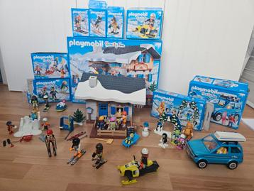 Playmobil Wintersport 9 sets Sint tip!!!! beschikbaar voor biedingen