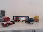 Trucks  3x .    Volvo. ,Daf ,Ford Transcontinental, Ophalen of Verzenden, Gebruikt, Bus of Vrachtwagen, Lion Toys
