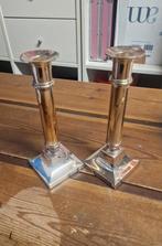 Set van 2 Kandelaren, Antiek en Kunst, Antiek | Kandelaars, Ophalen, Zilver